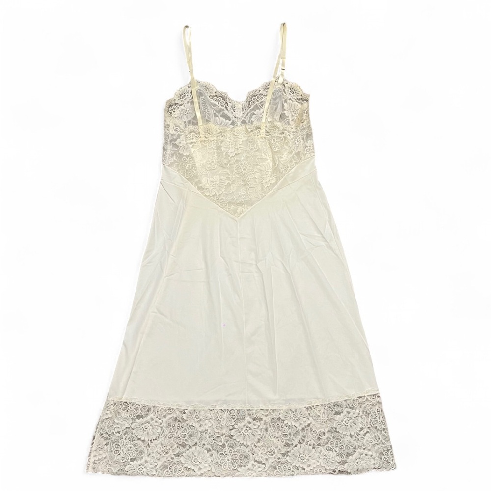 American Vintage Cream Lace Slip Dress - Picture 4 of 5